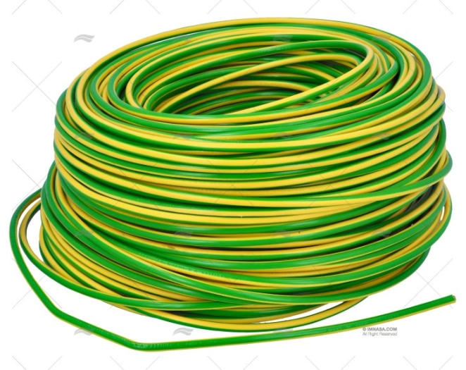 CABO H05V/H07V  6    AMARELO-VERDE 100m