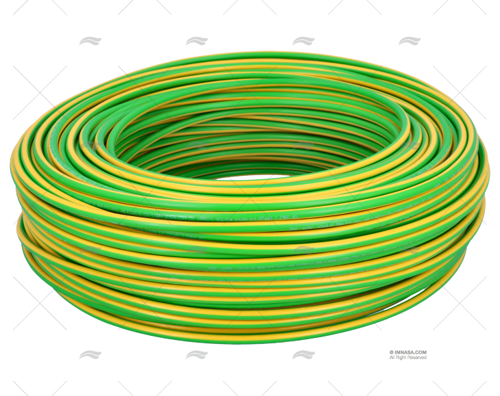 CABLE H05V/H07V 10 GEUNE-VERTE  100m