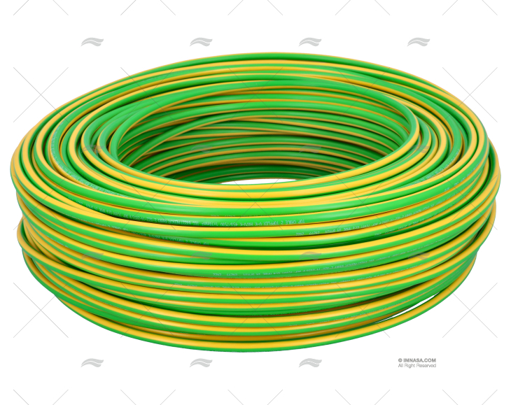 CABLE H05V/H07V 10 YELLOW-GREEN  100m