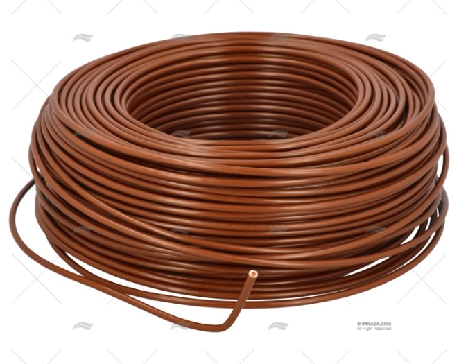 CAVO H05V/H07V  2.5  MARRONE      100m