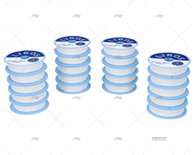 FIO PARA COSTURA 100mx0,5mm CAIXA DE 20U LIROS