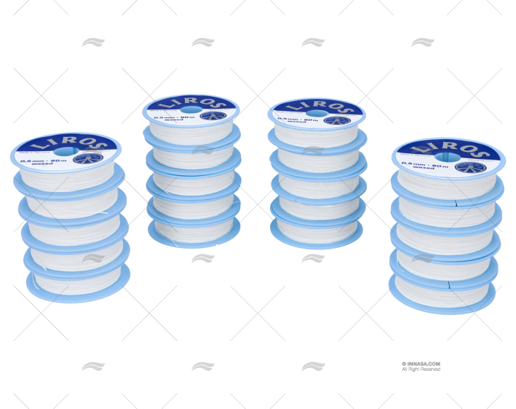 FIO PARA COSTURA 100mx0,5mm CAIXA DE 20U LIROS