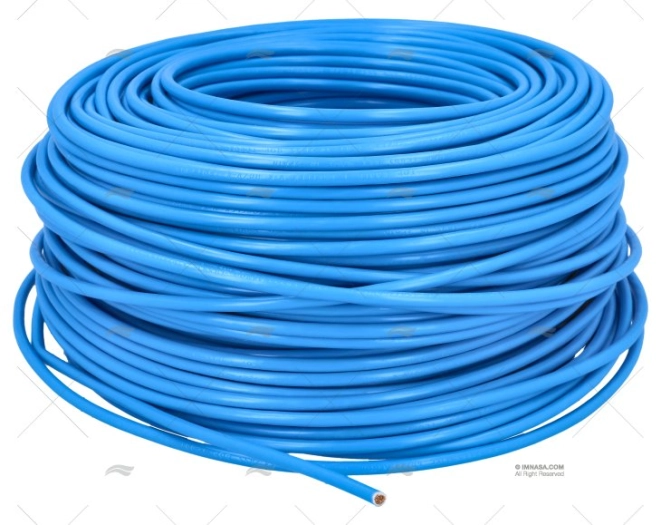 CABLE H05V/H07V 6    BLEUE 100m