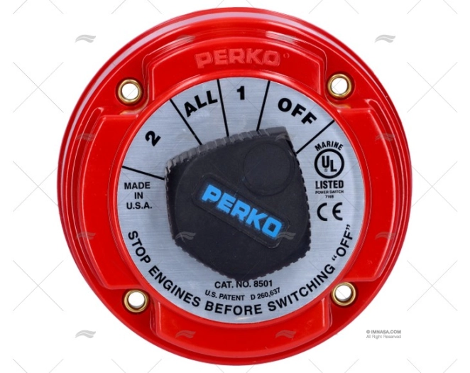 DISCONNETTORE BATTERIA 250A 3P 135X134 PERKO
