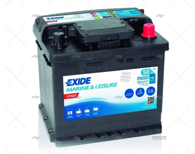 BATTERIA  45A AVVIAMENTO EXIDE MARINE
