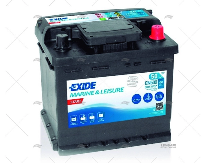 BATERIA 45A ARRANQUE EXIDE MARINE