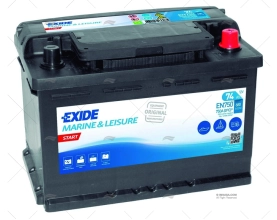 BATTERIA  74A SERIE EXIDE MARINE