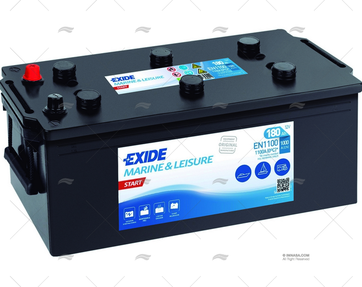 BATERIA 180A ARR EXIDE MARINE