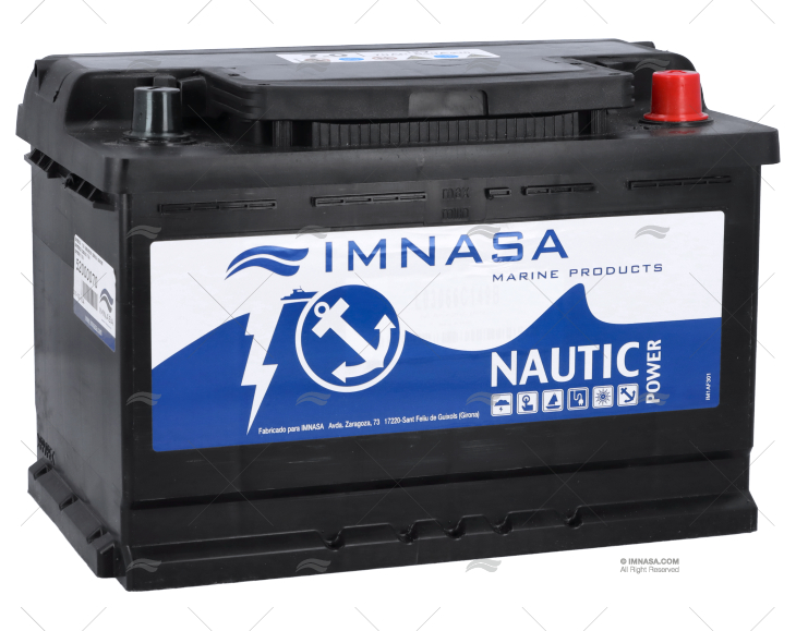 BATERIA  70A ARRANQUE IMNASA MARINE