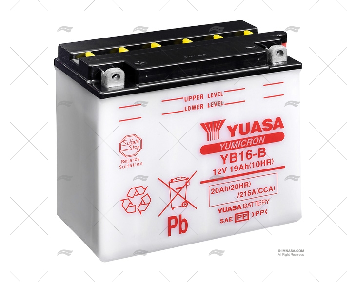 BATERIA  16A ARRANQUE EXIDE JETYB16-B YUASA