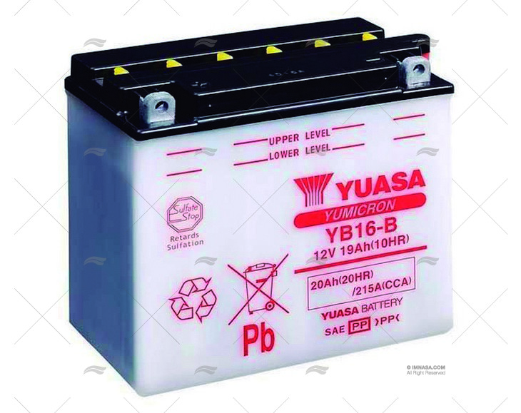 BATTERY JET SKI YB16-B YUASA BATTERY JET SKI YB16-B YUASA