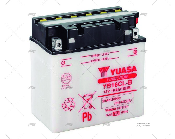 BATTERY JET SKI YB16CL-B YUASA BATTERY JET SKI YB16CL-B YUASA