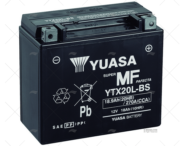BATTERIA  18A AGM YTX20L-B YUASA