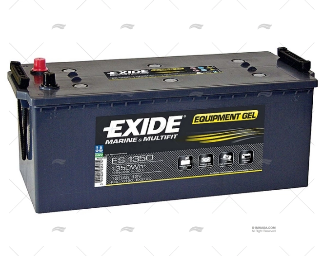 BATTERIA 120A GEL EXIDE MARINA