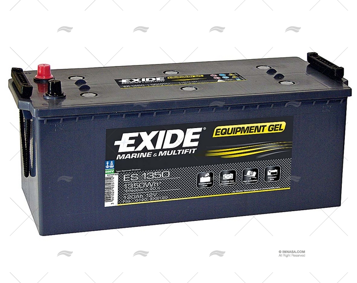 BATTERIA 120A GEL EXIDE MARINA