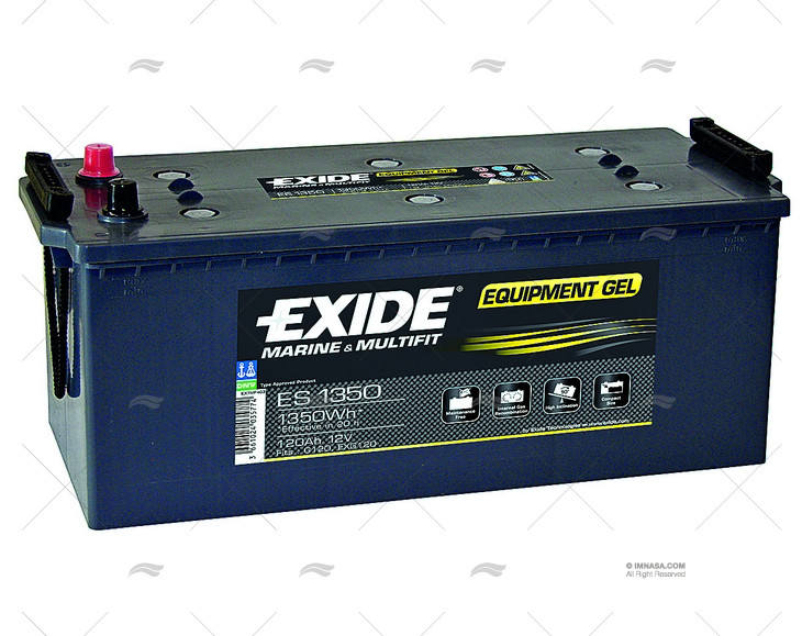 BATTERIA 140A GEL EXIDE MARINE