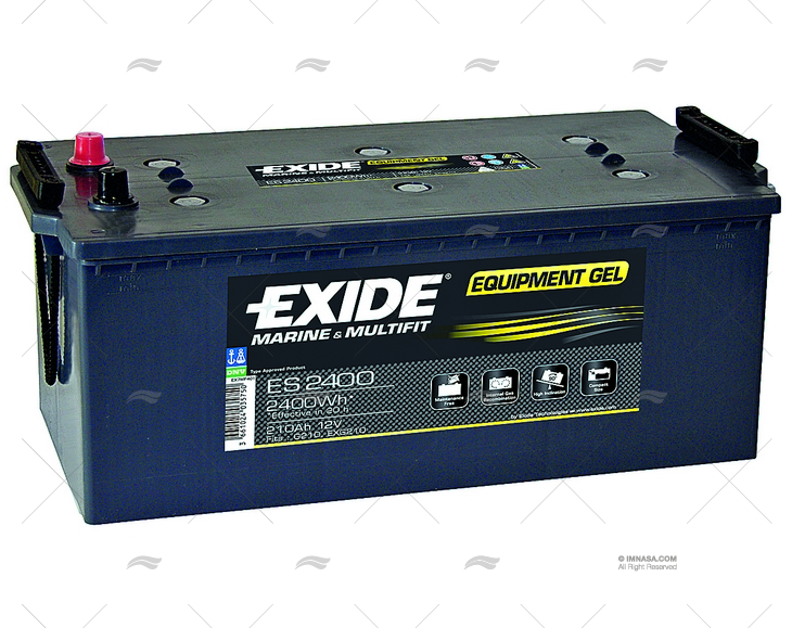 BATTERIA 210A GEL EXIDE MARINE