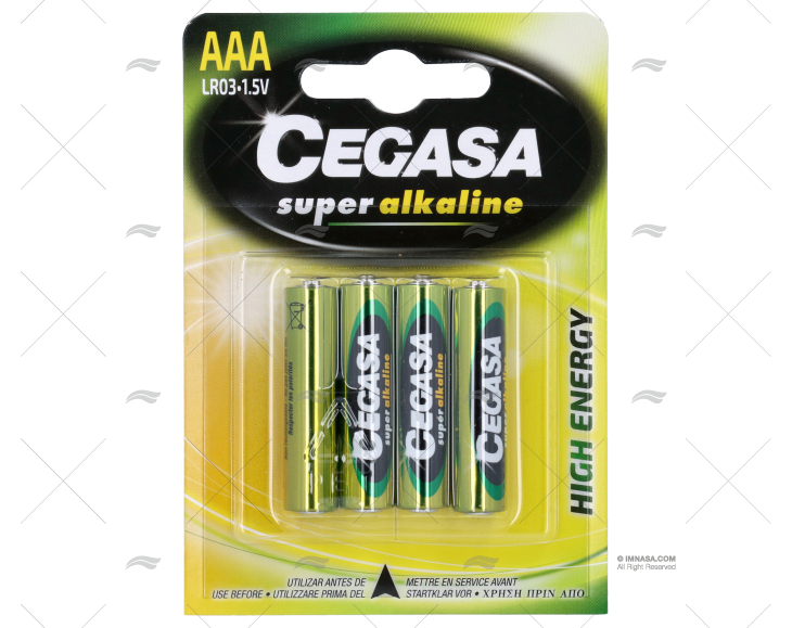 BATTERIA PILA AAA    1,5v/4Pz.