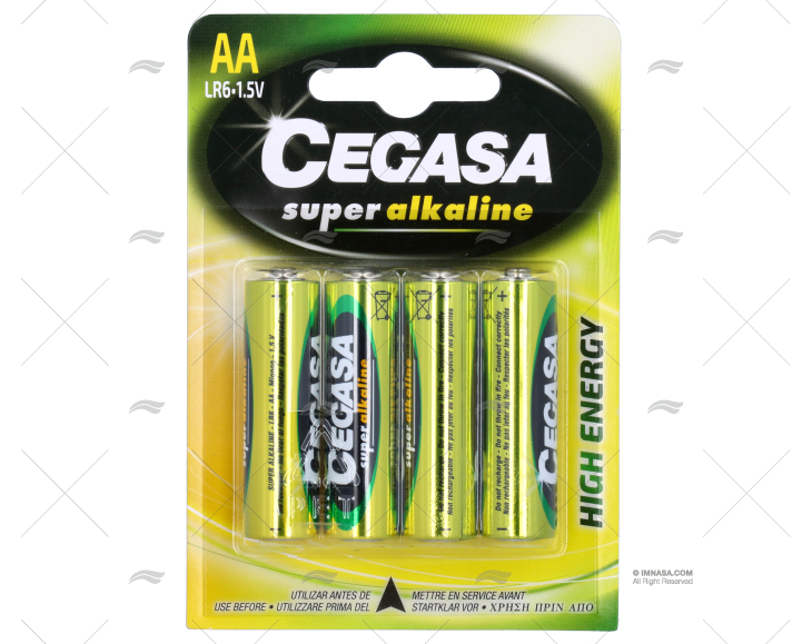 BATERIA AA  1,5v/4 PILHAS