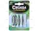 BATERIA AA  1,5v RECARG/4PILHAS