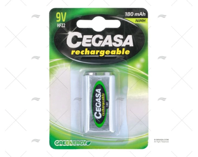 BATTERIA PILA MF2    9,0v/1Ud. RICARICABILE