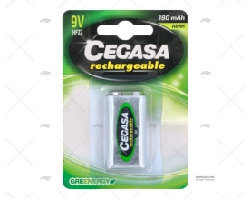 BATTERIA PILA MF2    9,0v/1Ud. RICARICABILE