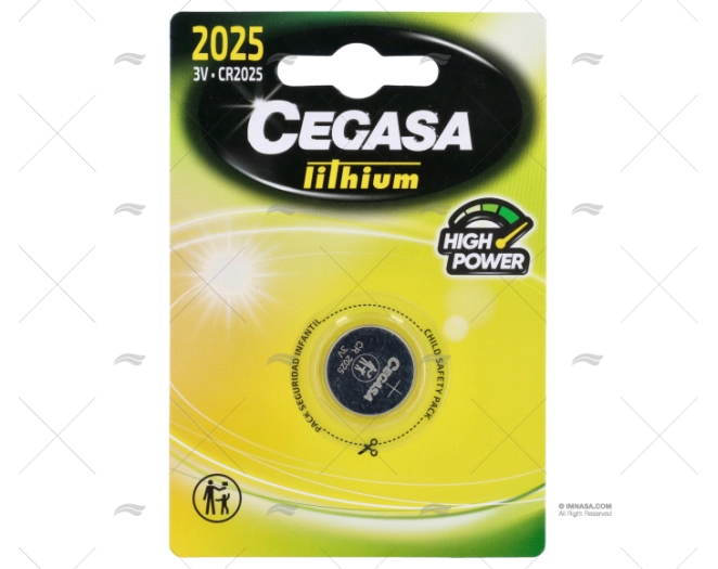 Bateria Pilha CR2025 3,0v/1Ud.