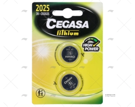 BATERIA PILHA CR2025 3,0v/2Un.