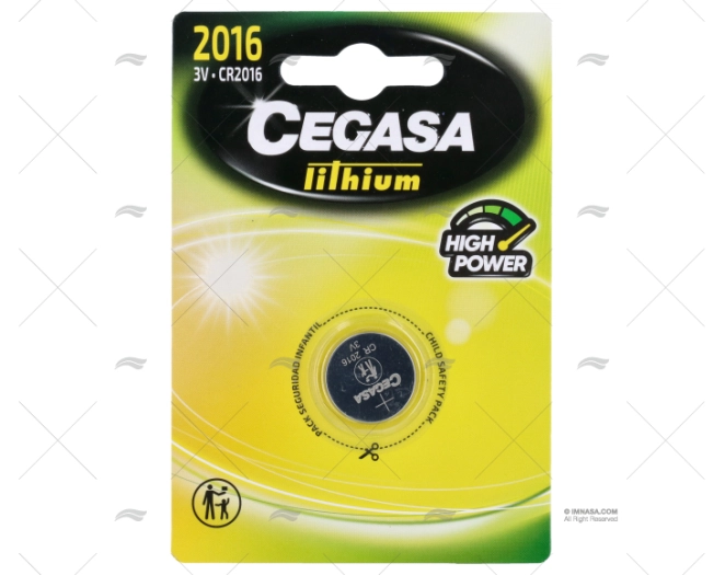 BATTERIA PILA CR2016 3,0v/1Unità.