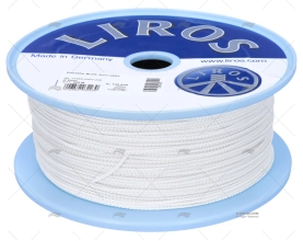 ROPE  BRAIDED POLYESTER 2mm WHITE 500MT