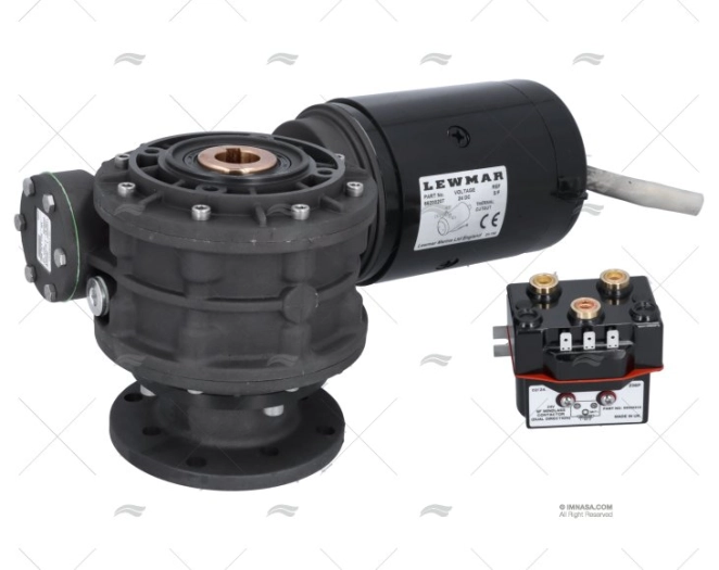 MOTOR MOLINETE  24V 2000W V5 REDUTOR C/ LEWMAR
