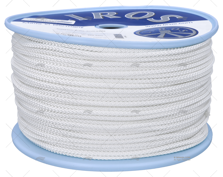 ROPE  BRAIDED POLYESTER 5mm WHITE 250MT
