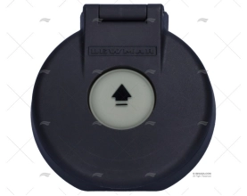 PULSANTE COPERTA PERFORATO GRIGIO LEWMAR