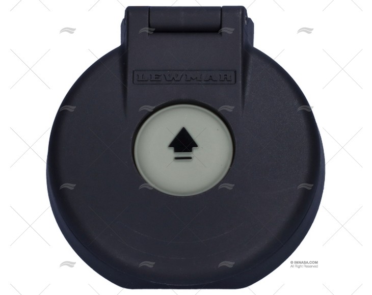 PULSANTE COPERTA PERFORATO GRIGIO LEWMAR