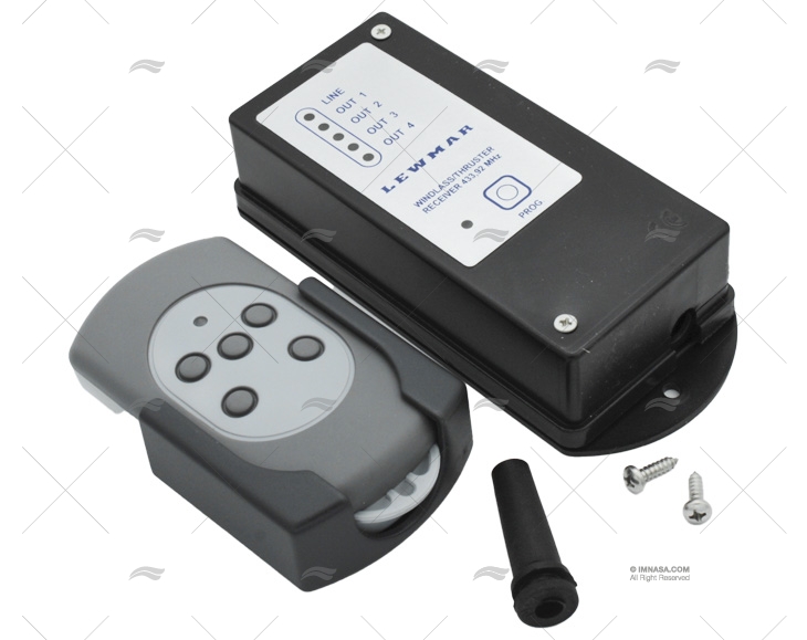 KIT RÁDIO FREQUFFFNCIA 4 CANAIS LEWMAR