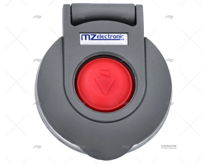 PULSADOR MOLINETE PÉ CINZENTO   BORRACHA R DOWN MZ ELECTRONICS