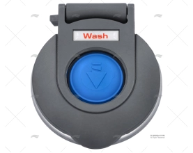 PULSADOR MOLINETE PÉ CINZA   BORRACHA R WASC MZ ELECTRONICS