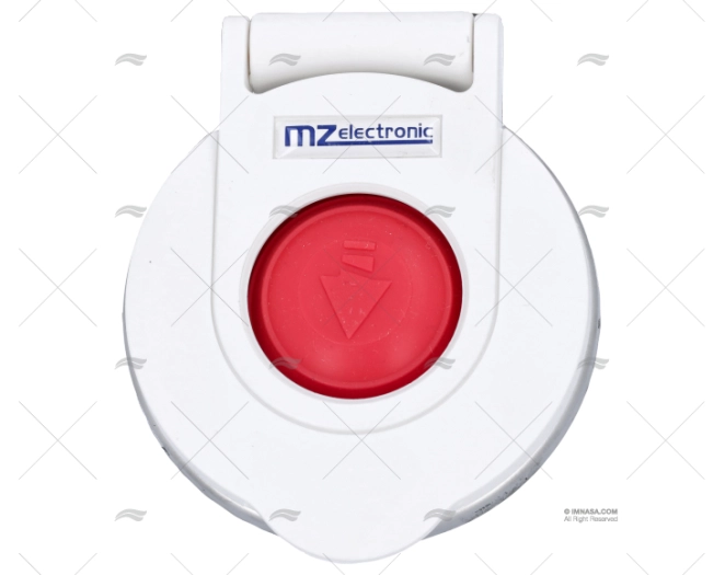 PULSADOR MOLINETE PÉ BRANCO BORRACHA R DESCIDA MZ ELECTRONICS