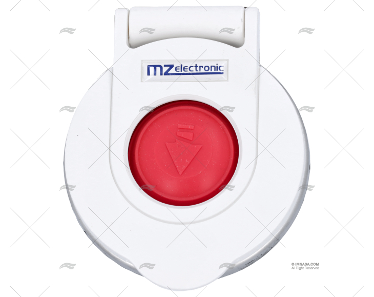 PULSADOR MOLINETE PÉ BRANCO BORRACHA R DESCIDA MZ ELECTRONICS