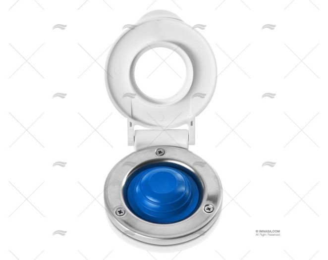 PULSADOR MOLINETE PÉ BRANCO BORRACHA R WASC MZ ELECTRONICS
