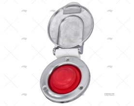 PULSADOR MOLINETE PÉ INOX BORRACHA R ANILHA MZ ELECTRONICS