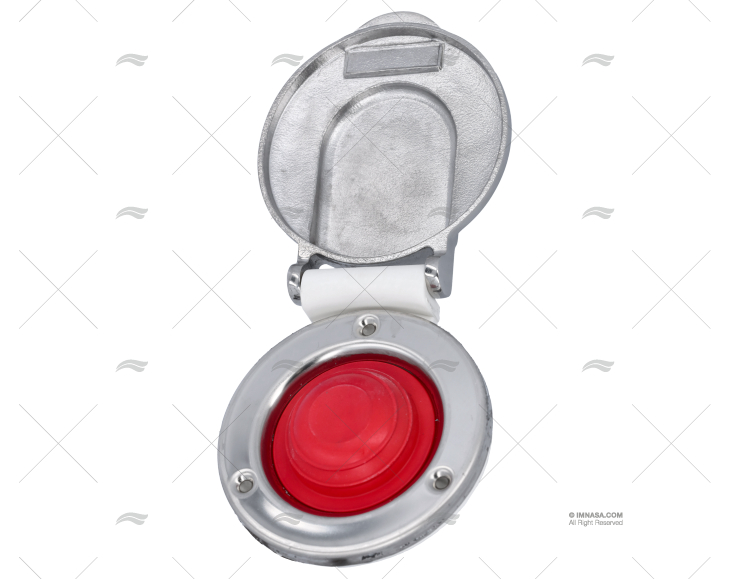 PULSADOR MOLINETE PÉ INOX BORRACHA R ANILHA MZ ELECTRONICS