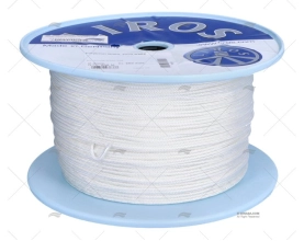 TWISTED POLIESTER ROPE 03mm WHITE 500m LIROS