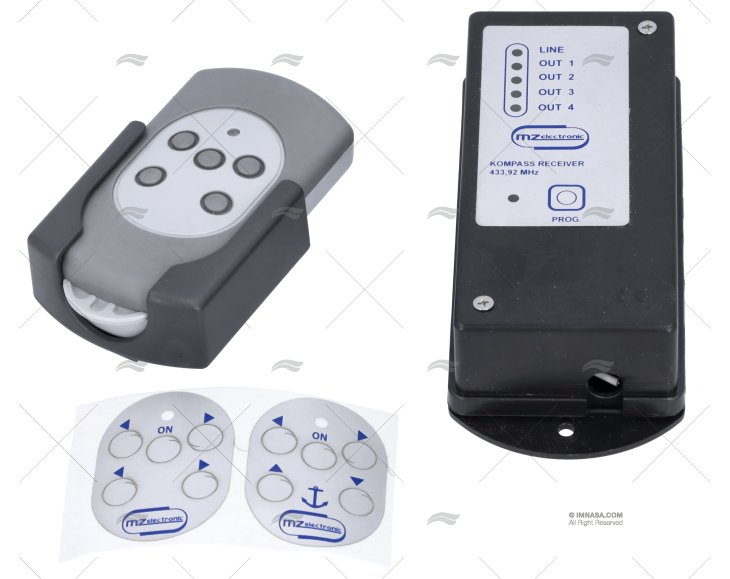 RÁDIOCOMANDO 4CH.MZ 1 COMANDO KOMPASS MZ ELECTRONICS