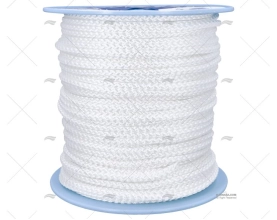 CIMA TRECCIATA POLIPROPILENE 10mm BIANCO 200m LIROS