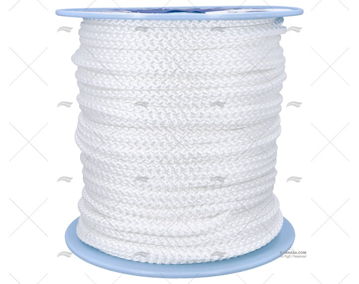 ROPE BRAIDED POLIPROP. 10mm WHITE 200m
