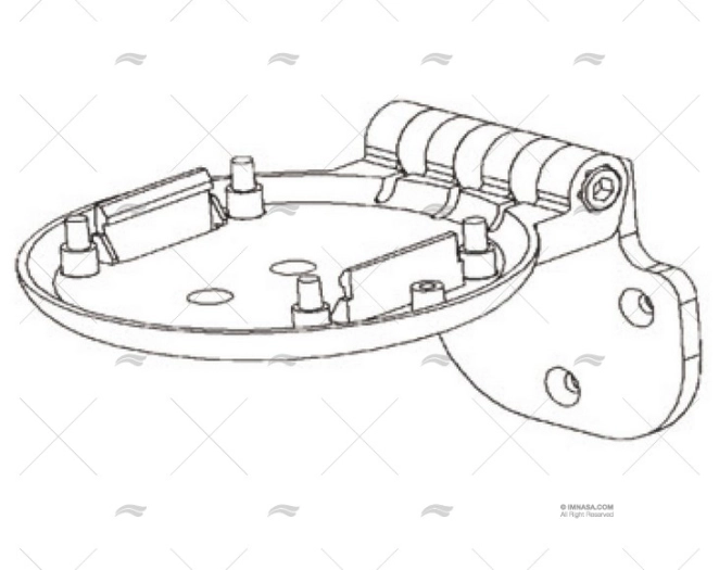 BÚSSOLA BINNACLE MOUNT A-65