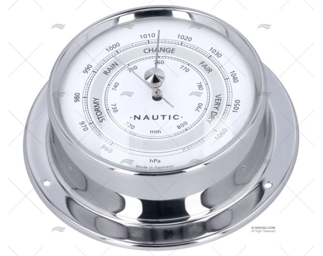 BARÓMETRO INOX 83mm BARIGO