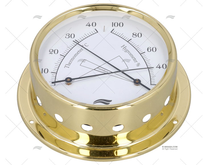 TERMO-IGROMETRO OTTONE 100MM IMNASA