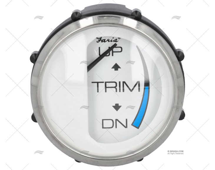 INDICATORE TRIM 52mm MERCURY BIANCO FRCB FARIA